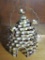 Beehive Design Metal Candle Cover - Approx. 10 1/2