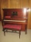 Vintage Player Piano & Bench w/One Piano Roll