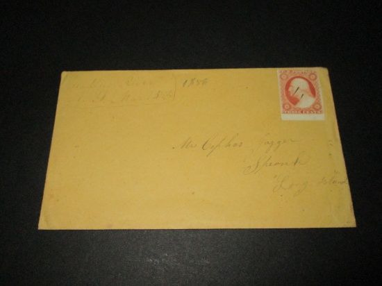 Scott 11 - Pre Civil War Letter.  Pen Cancelled Dated March 14, 1856.