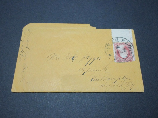 Scott 26 - Pre Civil War Cover w/Letter Dated August 7, 1860