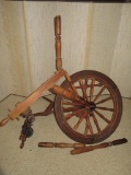 Vintage Spinning Wheel - Not assembled, may be incomplete