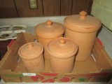 Terra Cotta Canister Set