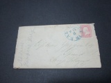 Scott 64 - Civil War Letter From Union Soldier Dated May 8, 1862 in Baltimore.