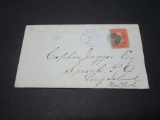 Scott 94 - Post Civil War Cover w/Letter Dated April 5, 1869 From Easton, PA