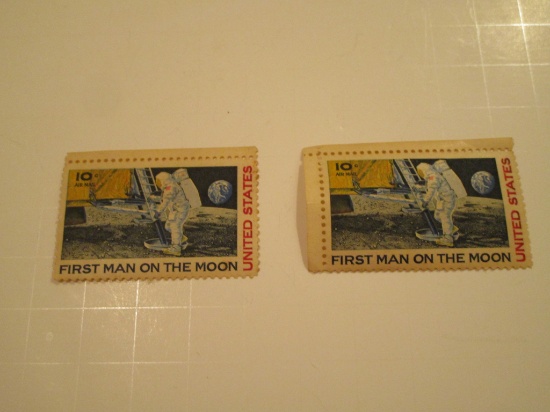 Lot - First Man on the Moon 10 Cent Postage Stamps