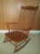 Oak Spindle Back Rocker.  One Spindle Needs Repair