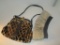 Lot Vintage Cara Purse w/Minor Wear & Fur Collar