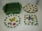 Lot Kitchenware Pacific Rim Trivet & Luncheon Plate w/Spring Time Design
