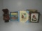 Lot misc. Miniature Books, Framed Prints, etc.