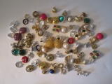 Lot Misc. Costume Clip On Earrings