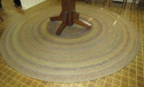 Multicolored Braided Rug Approx. 8' 1/2