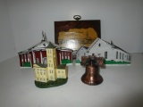 Lot Misc. Berea First Baptist Church Plaque & 2 Wooden Collectibles,