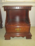 Sumter Furniture Co. 1 Drawer Pecan Night Stand w/Traditional Pull,