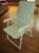 Folding Chair w/Fabric Seat & Back - Scratches on frame