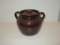 Brown Glaze Double Handled 5 1/2