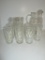 Vintage Glass Pitcher & Glasses with Wheat Design