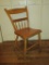 Mixed Wood Spindle Back Chair