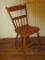 Mixed Wood Spindle Back Chair
