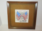 The Declaration of Independence Tile w/Woven Backing