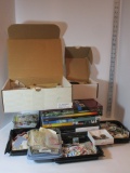 Huge Lot of Misc. Postage Stamps, Books, Misc. Foreign & US Coins