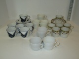 Lot Porcelain Cups & Saucers