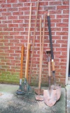 Lot Misc. Yard Tools, Axe, Sledge Hammer, etc.