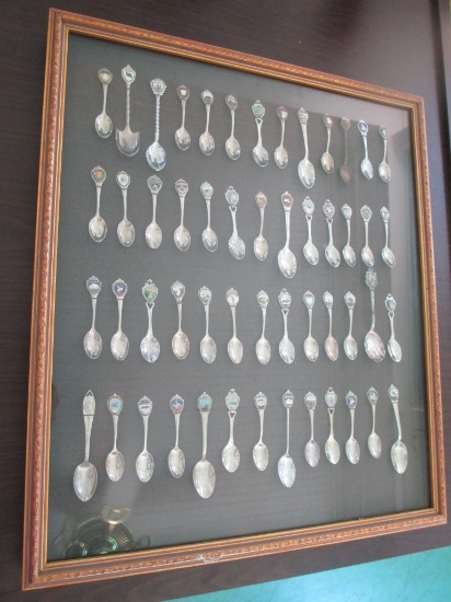 Lot Souvenir Spoons, South Carolina, New York, New Jersey, Maine, etc.