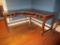 Hooker Furniture Corner Computer Desk - Mahogany w/ Painted Inlay