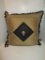 Black & Gold Decorative Accent Pillow - 19