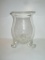Lead Crystal Vase w/ Applied Feet - 9