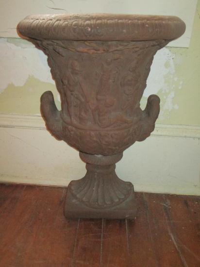 Decorative Terra Cotta Urn Planter - 20" X 14" X 8"