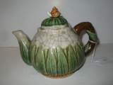 Ceramic Floral Motif Teapot = 7.5