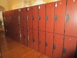 Gym Locker Unit w/ 4 Lockers #5,6,7,8 - measures 6' x 24