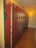 Gym Locker Unit w/ 2 Lockers #1,2- measures 6' x 12