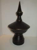 Black Painted Ceramic Décor Piece - 18.5