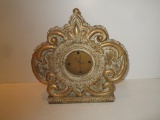 Decorative Battery Operated Clock with Gilt Painted Face - 9.5