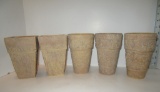 Lot Ceramic Planters Different designs all approx. 6