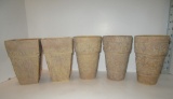 Lot Ceramic Planters Different designs all approx. 6