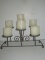 Metal Fireplace Insert Candle Holder - 15.5