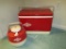 Red Coleman Cooler & Thermos Set