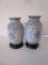 2 Ceramic Oriental Style Vases - 6