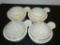 4 Mini Corning Bakers/ Soup Bowls w/ Lids