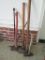 Lot - 2 Sledge Hammers, 2 Axes, Angle Saw, Water Meter Key