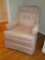 Pinkish Gray Tufted Back Accent Chair