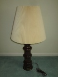 Brown Lamp w/ Shade - 35