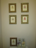 Lot - Misc Prints of Chairs & Decorative Plaques