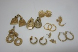 Lot Misc. Gold Filled Earrings - Nice!