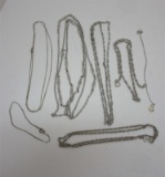 Lot Silver Chains