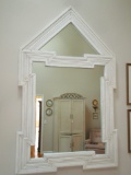 Statement Piece Mirror - Hand Crafted with Molding from Old Farm House - 48