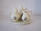 6 Piece Childs Porcelain Tea Set